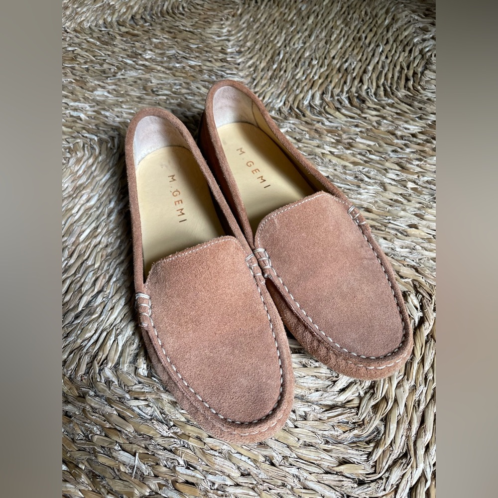 M.Gemi Felize suede leather loafer, size 36